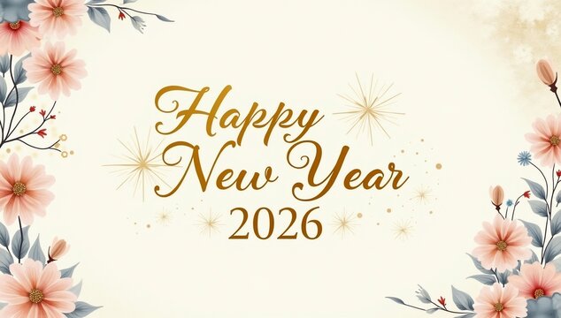 Floral 2026 New Year Greeting. (2)