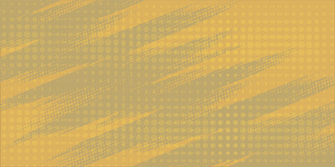 Vibrant Yellow Abstract Background With Diagonal Stripes And Halftone Dots