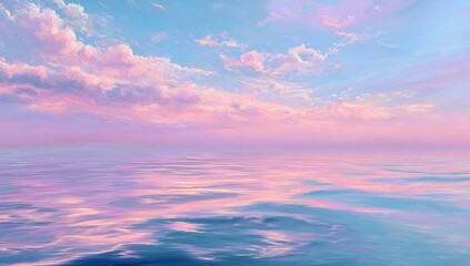 Obraz premium The background has an abstract swirling design that incorporates a mix of lavender pink and blue hues to create a cloudy texture