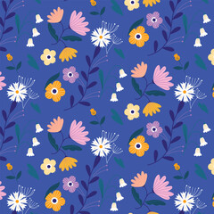 seamless pattern with flowers