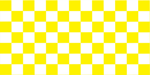white and yellow checkered pattern, Checkerboard seamless pattern