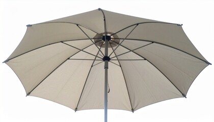 Beige Outdoor Patio Umbrella, Shade Canopy, Sun Protection