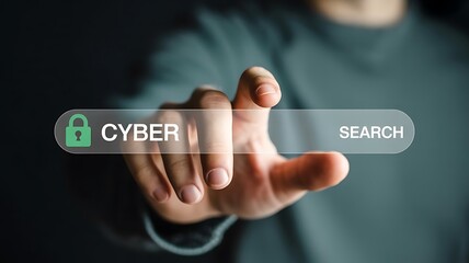 Searching for cyber security solutions online with a touch of a finger