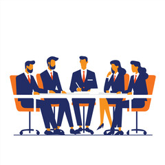 Office Team Brainstorming for Business Innovation