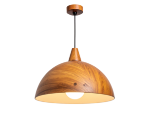 Elegant Retro-Inspired Pendant Lamp in Mid-Century Modern Style – Cutout