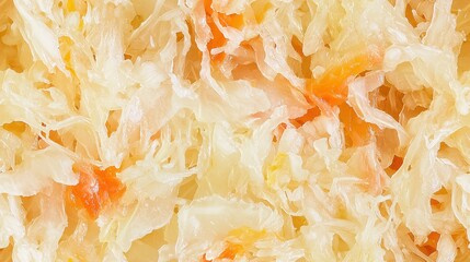 Fermented cabbage background with shredded vegetables