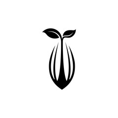 simple cocoa logo design vector icon