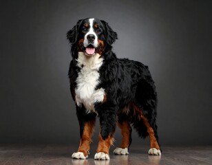 Bernese Mountain Dog Portrait