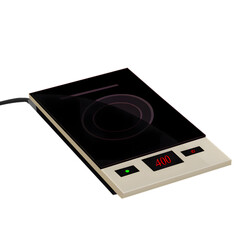 Fototapeta premium digital scales on white background