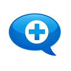 Obraz premium add new chat bubble icon