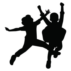 World Children's Day Silhouette