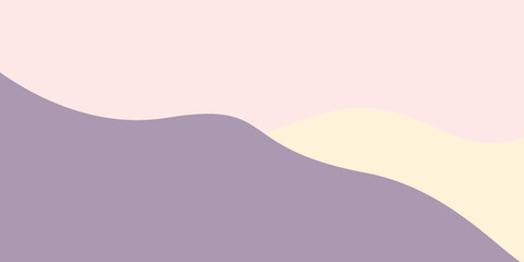 Fototapeta premium vector illustration of Minimal abstract pastel wave background with soft gradient colors for modern design 