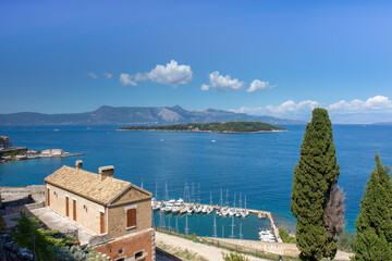 View from the Old Venetian fortress in Corfu
