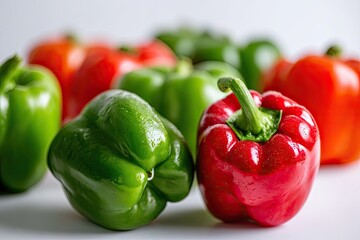 Close-up of colorful bell peppers