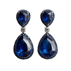 Sapphire Earrings Elegant Jewelry For Women