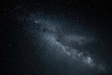 Starry night sky with milky way