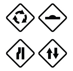 A set of road symbol design