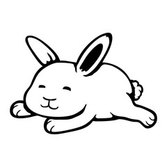 Napping Bunny Rabbit Pet Tired Animal Sleeping Sleepy