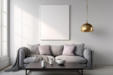 Modern living room interior mock-up (1)