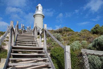 lighthouse at rottnest island in australia