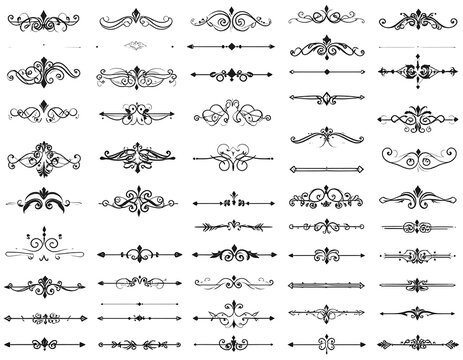 Collection of decorative dividers