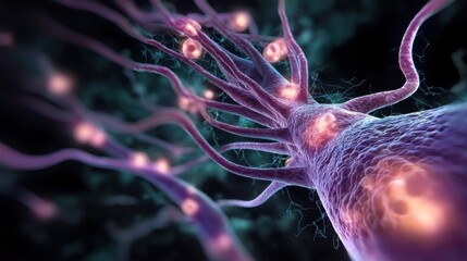 Vibrant microscopic view of artificially crafted cells with electromagnetic expansion, dynamic colors,