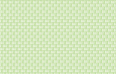 green fabric texture with mini elements design