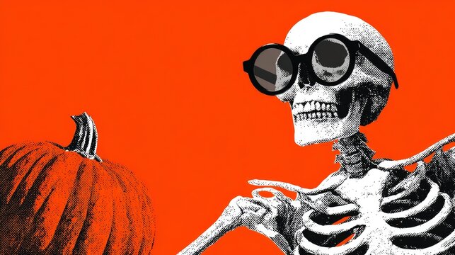 Cute 3D Halloween Render
Stylized Spooky Characters
Chibi Monster 3D (For the Frankenstein image)
Neon Halloween Art (For the glowing ghost image)
Minimalist Halloween 3D (For the skeletons and pumpki