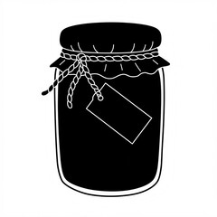 jar of jam vector 