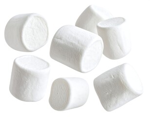 Fluffy white marshmallows