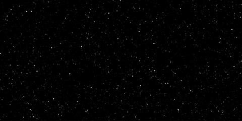 Modern grayscale speckled terrazzo texture. Black background with scattered pattern. Abstract noise inspired scattered texture with artistic monochrome elements. Falling snowflakes on black.