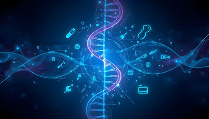 DNA theme background