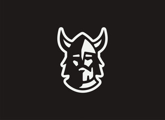 Heimdall Logo and Illustration, Norse God Logo Design, Viking Mythology Logo, Guardian God Vector, Heimdall Illustration, Norse Deity Logo, Viking Warrior Symbol, Ancient Norse Branding, Mythological 