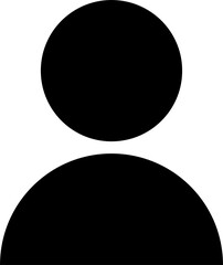 Illustrations of human user icons arranged in a simple, solid line style. People, group, and team pictograms are perfect for app, website, and business interface design.