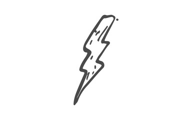 vector illustration of a knife and fork  DOODLE