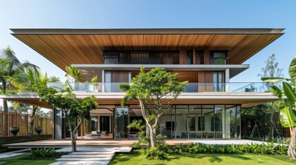 Obraz premium Modern house exterior design
