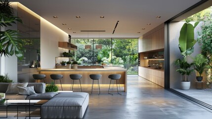 Modern kitchen interior design