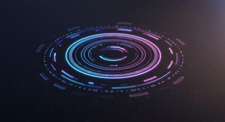 Obraz premium Futuristic Digital Interface