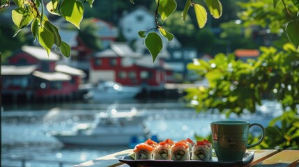 Sushi by the water