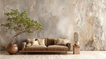 Rustic living room design