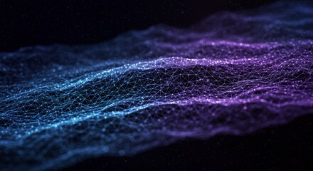 Abstract Digital Network Visualization