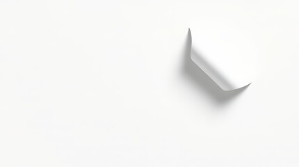 Page corner curl header