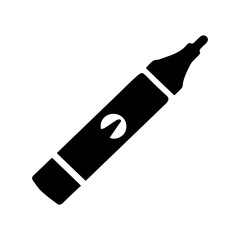 Marker pen glyph icon
