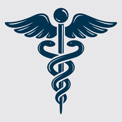 Caduceus Medicine Symbol 