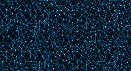 Dynamic glowing network connection abstract background, perfect for technology, science, and data visualization concepts