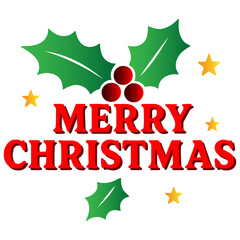 logo merry chrismast