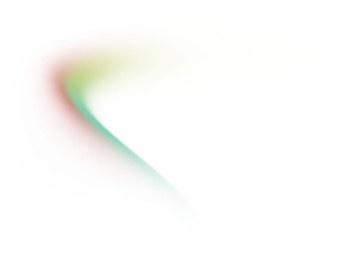 Creative abstract neon glowing multicolor curve wave light with aura faded smooth gradient transparent PNG for poster flyer banner