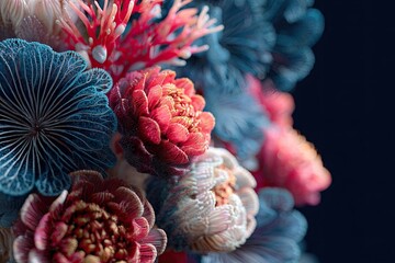 Obraz premium Close-up floral arrangement, intricate details