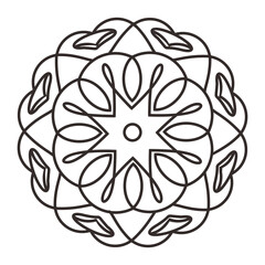 round lace ornament