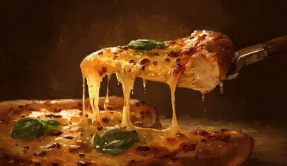 Close-up of a delicious pizza slice (1)